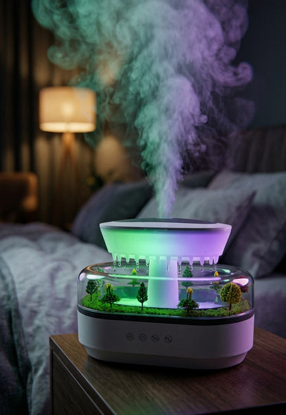Contenido caja humidificador SomniaDrop — cable USB y manual incluidos2